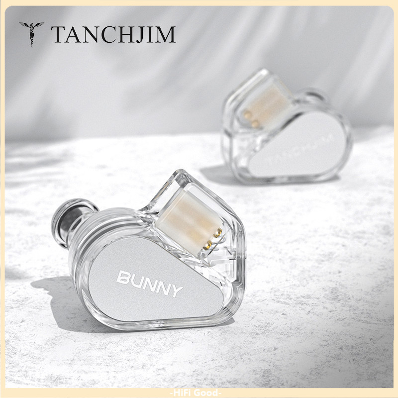 TANCHJIM BUNNY หูฟังชนิดใส่ในหู HiFi แบบมีสาย DMT 4 ไดร์เวอร์ไดนามิกเดี่ยว คุณภาพสูงพิเศษ
