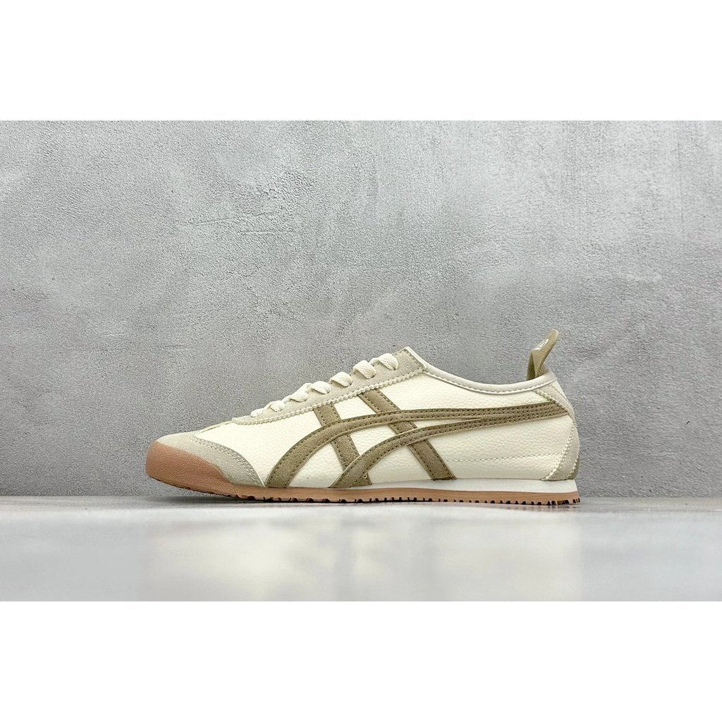 Onitsuka Tiger Onitsuka Tiger Mexico 66 ผู้ชายผู้หญิงรองเท้าอินเทรนด์รองเท้าผ้าใบรองเท้าผ้าใบรองเท้า