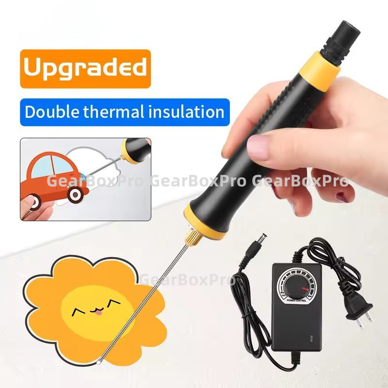 ปากกาตัดโฟม ครื่องมือตัดไฟฟ้า10-15 ซม เครื่องตัดโฟม เครื่องมือตัด DIY เครื่องตัดโฟม ตัวแปลงปลั๊กEU ปากกาตัดโฟม AC240V