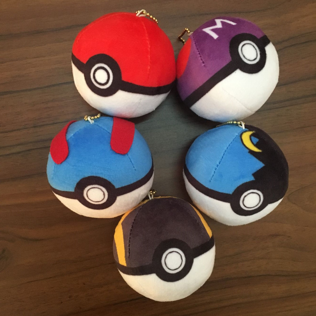 สินค้าโปเกมอน ตุ๊กตา Poké Ball พวงกุญแจ I66X
