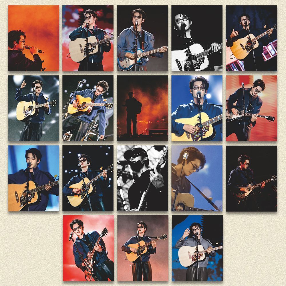 Zhang Yushi เทศกาลดนตรีโพลารอยด์ Yosh HD โปสการ์ดสนับสนุนวัสดุ Yushi YoshFBFG20251220