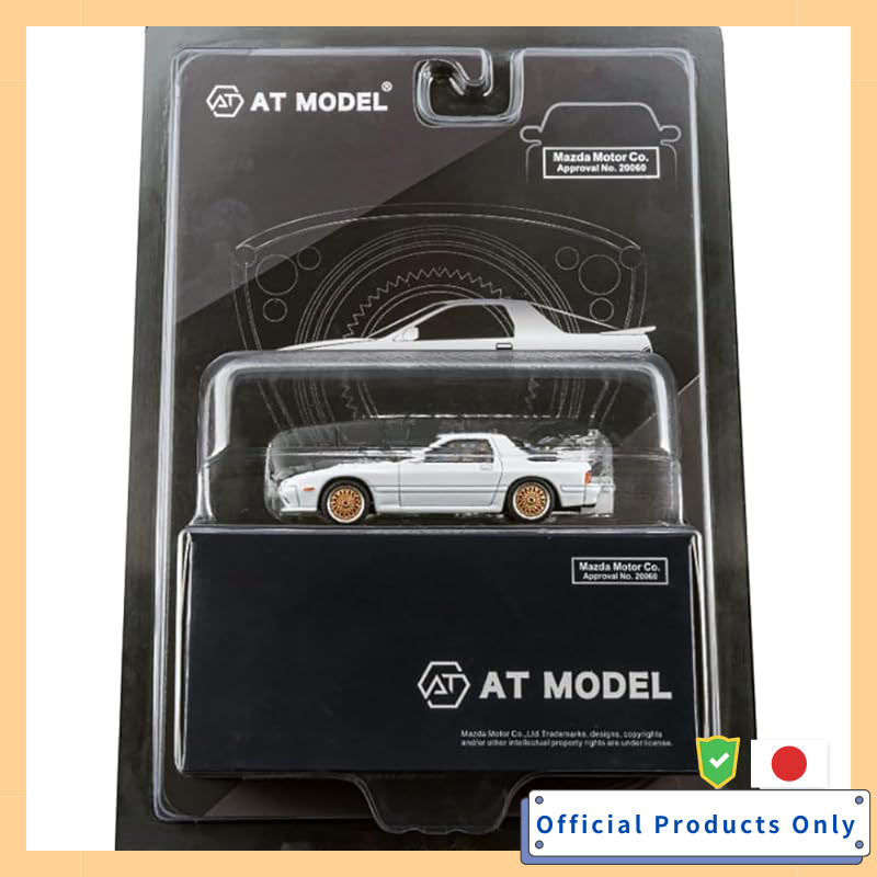 FREESTYLE AT MODEL 1/64 Mazda RX7 FC3S Infini White Blister Package Complete Model AT64006