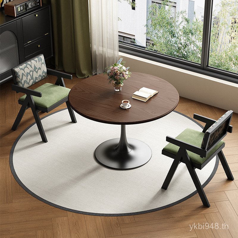 เก้าอี้รับประทานอาหาร Retro โบราณไม้เนื้อแข็ง Negotiation B & B เก้าอี้จีนฝรั่งเศสโต๊ะเก้าอี้ Cafe อ