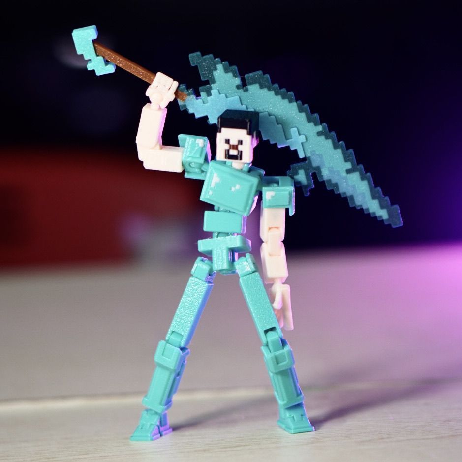 minecraft toy minecraft Minecraft Steve Annoying Villager God of War Diamond Armor Set 3d Printing A