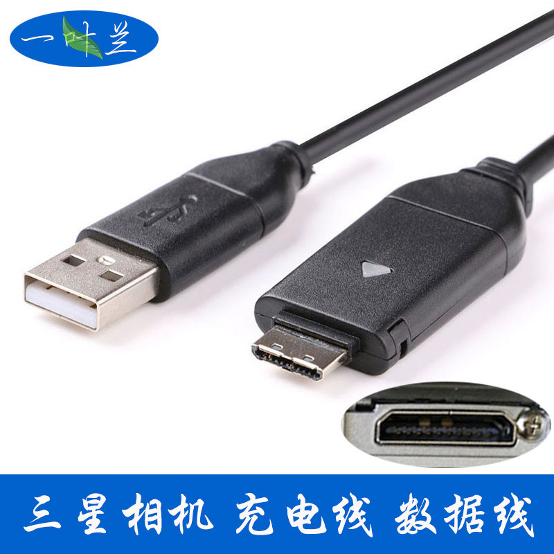 สายเคเบิลข้อมูลเหมาะสําหรับกล้อง Samsung ST600 ST700 ST5500 ST5000 PL65 ชาร์จใหม่ได้