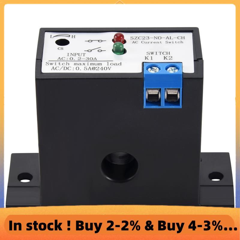 Current Mutual Induction Switch SZC23-NO-AL-CH ปกติเปิด Current Detection SWITCH สําหรับ AC Current 