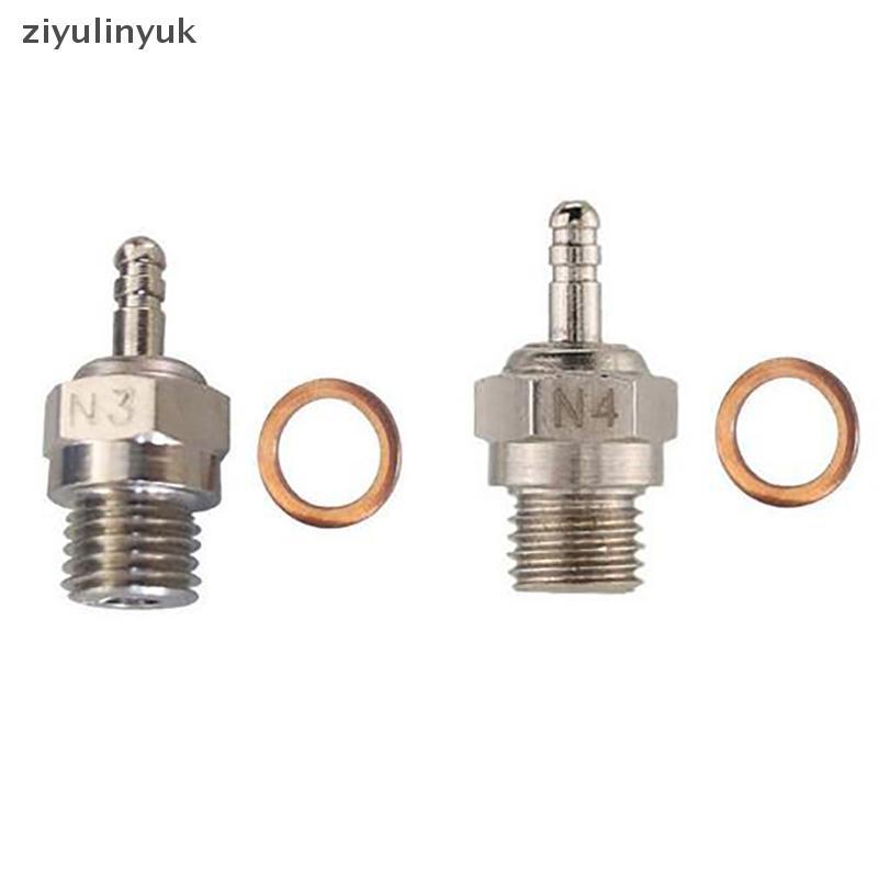 Ziyulinyuk 1 ชิ้น Universal 8 Glow Plug N3 N4 Spark Nitro ชิ้นส่วนเครื่องยนต์สําหรับ HSP RC รถ Part 