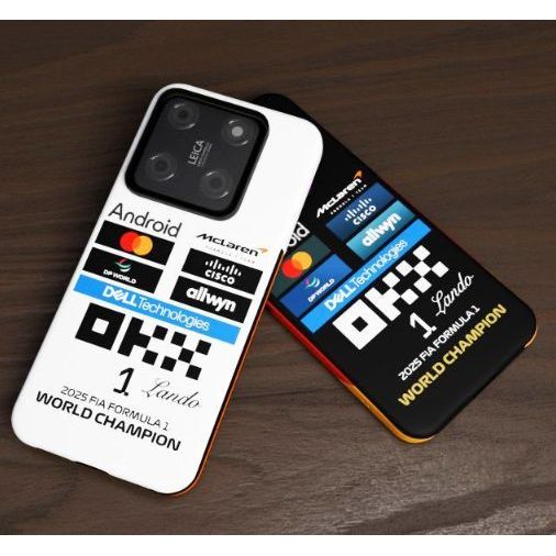 F1 Racing Style McLaren Phone Case, Lando, 17air, 17promax, 16pro Phone Wear-Resistant Shock-Resista