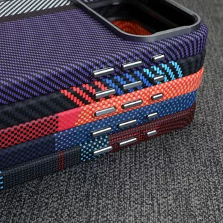 Kevlar Magnetic Carbon Fiber เหมาะสําหรับ iPhone 15 16 17 pro max air Frosted เคสโทรศัพท์กันกระแทกเคสน้ําหนักเบา
