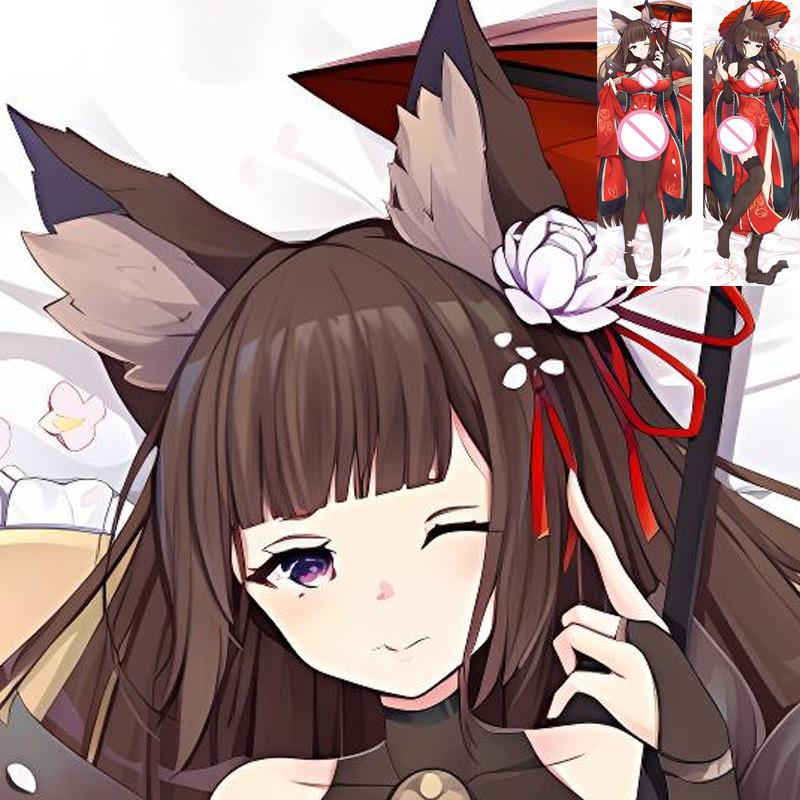 60x180 ซม.อะนิเมะ Azur Lane Dakimakura ฝาครอบ Akagi Illustrious ตัวอักษร Belfast Enterprise ปลอกหมอน