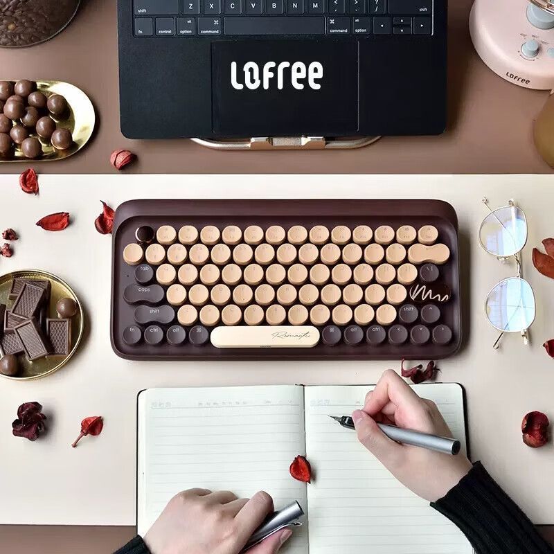 บริษัทการค้ากว่างโจว Gengsui (การลงทุนเฉพาะส่วนบุคคล) LOFREE Chocolate Mechanical Keyboard Brown Axi