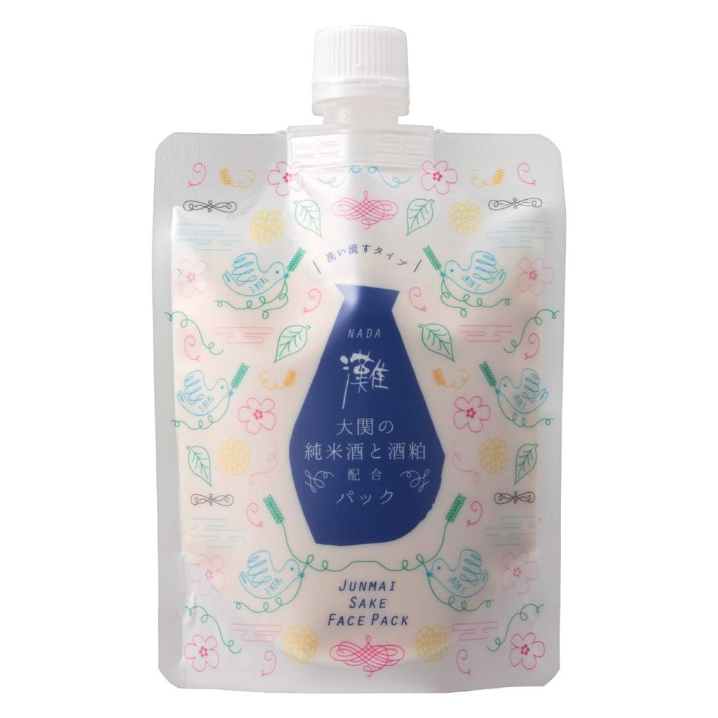 [Nihonshu Cosmetics] Brewmaster’s Creation: Nada Junmai Sake and Sake Lees Pack