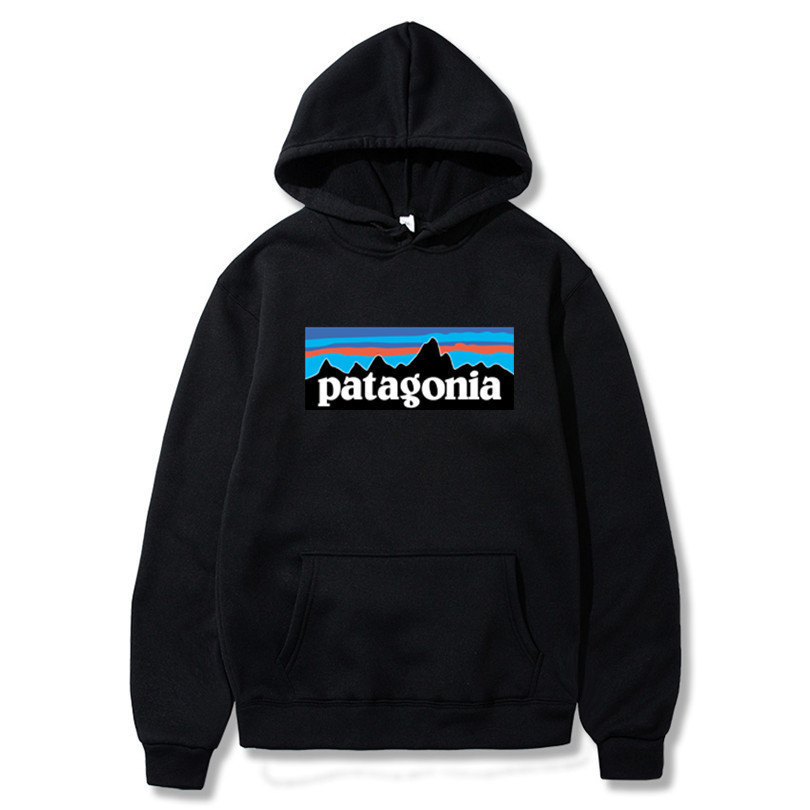 เสื้อฮู้ด h and m เสื้อ hood เสื้อกันหนาว Patagonia Hoodie Cross-Border สำหรับผู้ชาย ขนาดใหญ่ พิมพ์ล