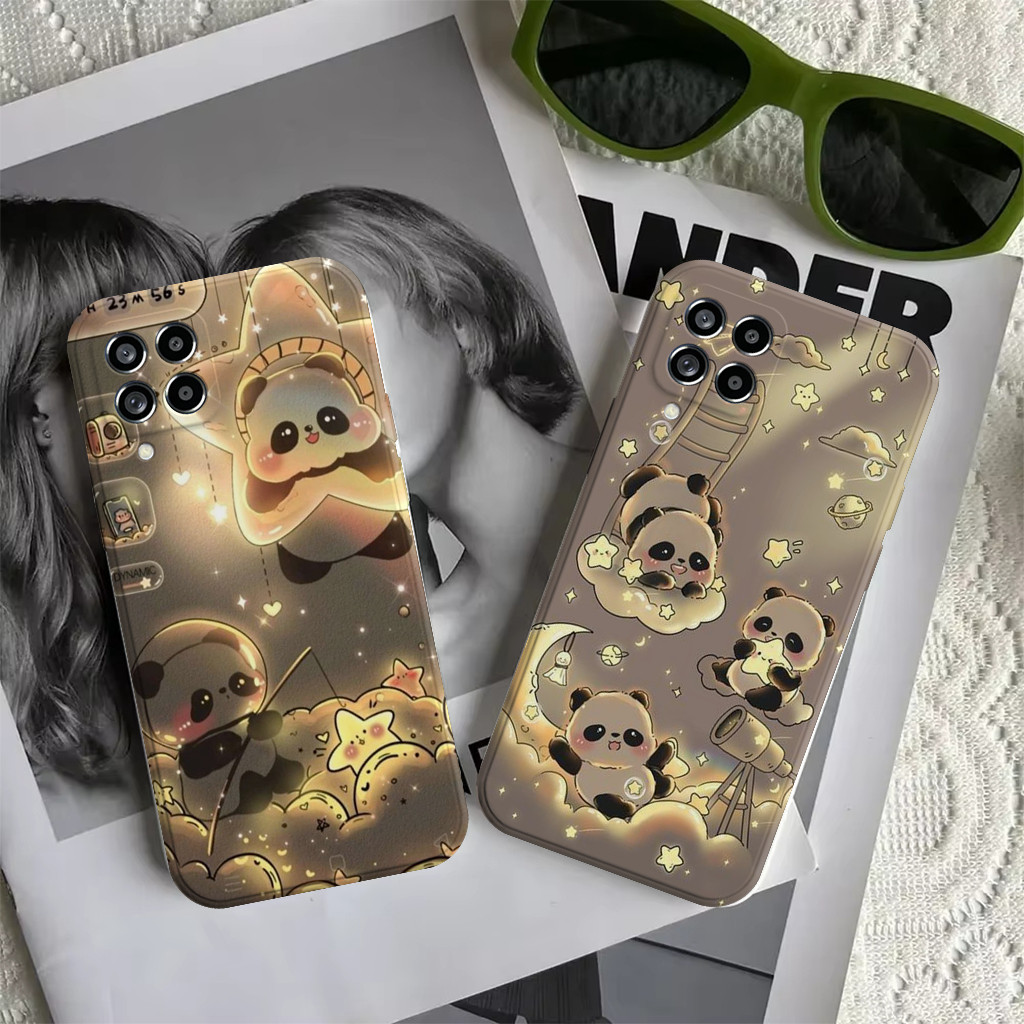 Samsung A12 M12 A22 4G A22 5G M32 4G M22 4G M34 M54 Kesing - P4nda Motif - เคสแบบกําหนดเอง - Tpu Sil