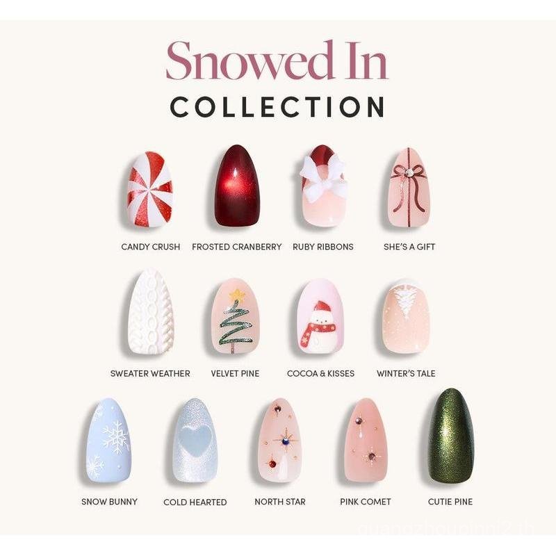 Glamnetic Snowed In Press-On Nail Collection