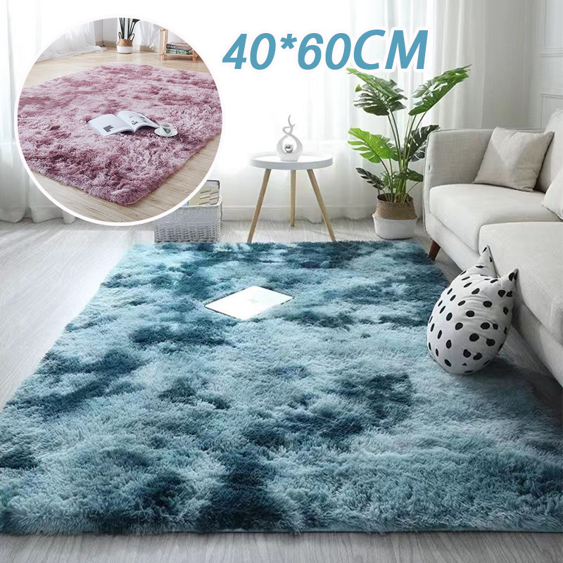 <พร้อมส่ง>40x60cm พรม พรมห้องนั่งเล่น พมปูพื้นห้อง ขนนิ่ม door mat พรมในห้องน้ำ