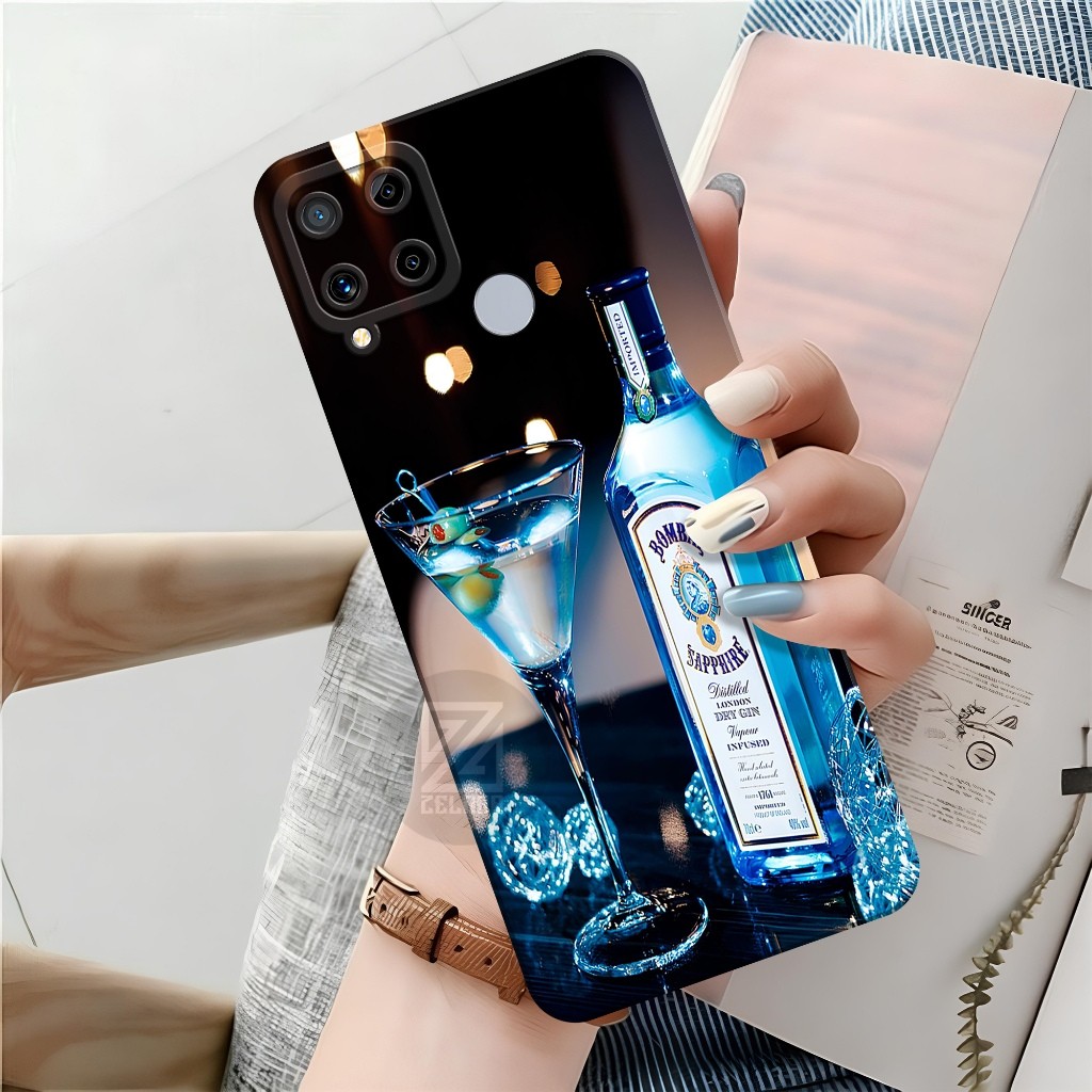 เคสโทรศัพท์ HP Realme C15 - เคสเครื่องดื่มแฟชั่น - เคส Realme C15 Softcase - เคส Realme C15 - เคส Re