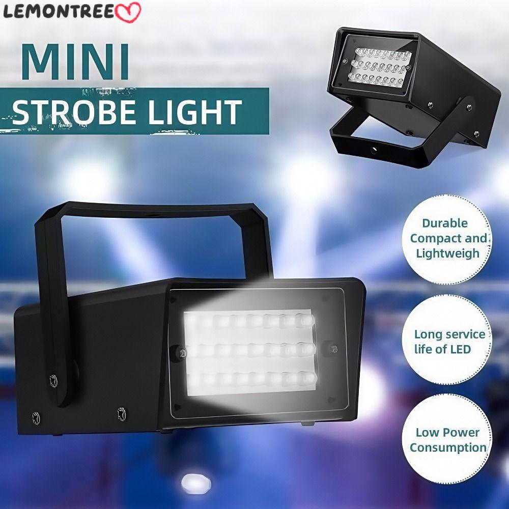 LEMONTREE LED Strobe Light, ปรับแฟลช 24LED Strobe Party Lights, Professional Super Bright Flash Ligh