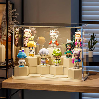 Popmart กล่องใส่โมเดล ตู้โชว์โมเดล กล่องใสพร้อมขาตั้งโชว์ ชั…