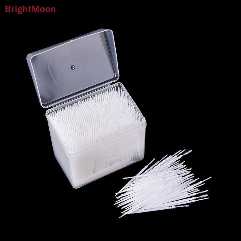 BrightMoon 1100 ชิ้นหยิบทันตกรรมพลาสติกสุขอนามัยช่องปาก 2 Way Inter แปรงฟัน Pick ราคา ถูกที่สุด ดีลบีเคเค แกลเลอรีภาพที่ 4