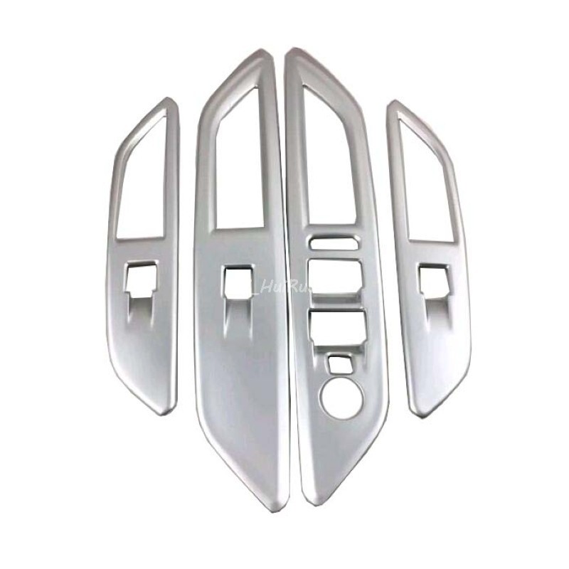 จัดแต่งทรงผมรถ ABS Matt ที่เท้าแขนประตู Lift กรอบฝาครอบ Trim 4 ชิ้นสําหรับ Peugeot 3008 GT 2016 2017