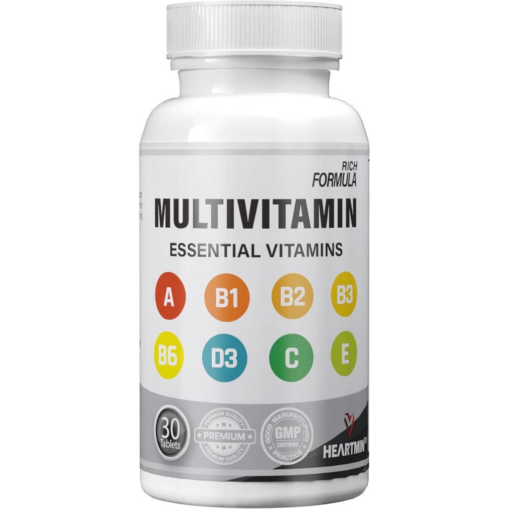 ผู้ชายผู้หญิงทุ่มเทวิตามิน-30เม็ดมังสวิรัติวิตามินเม็ดบรรจุวิตามินA, B1, B2, B3, B6, D3, C, E-Daily 