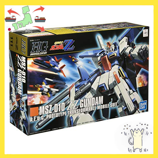 [Japanese Version] BANDAI SPIRITS HGUC 1/144 ZZ Gundam (Mobile Suit ZZ Gundam)
