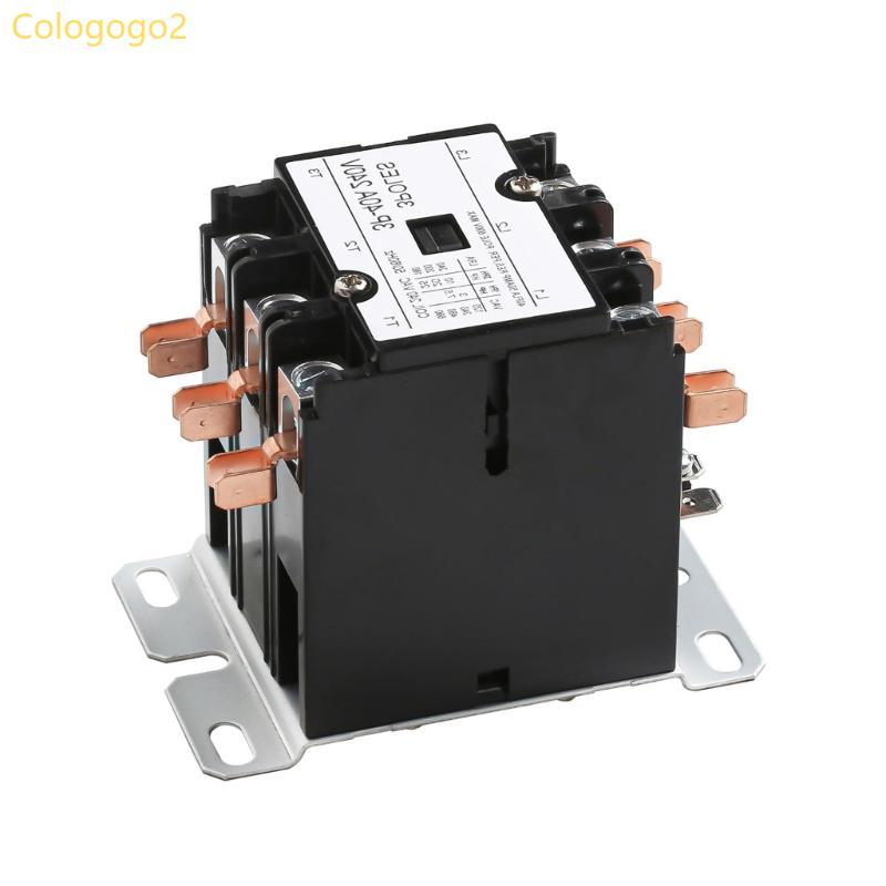3 Poles 40A 220V Contactor Strong HVAC System Relays Brass Contacts Strong