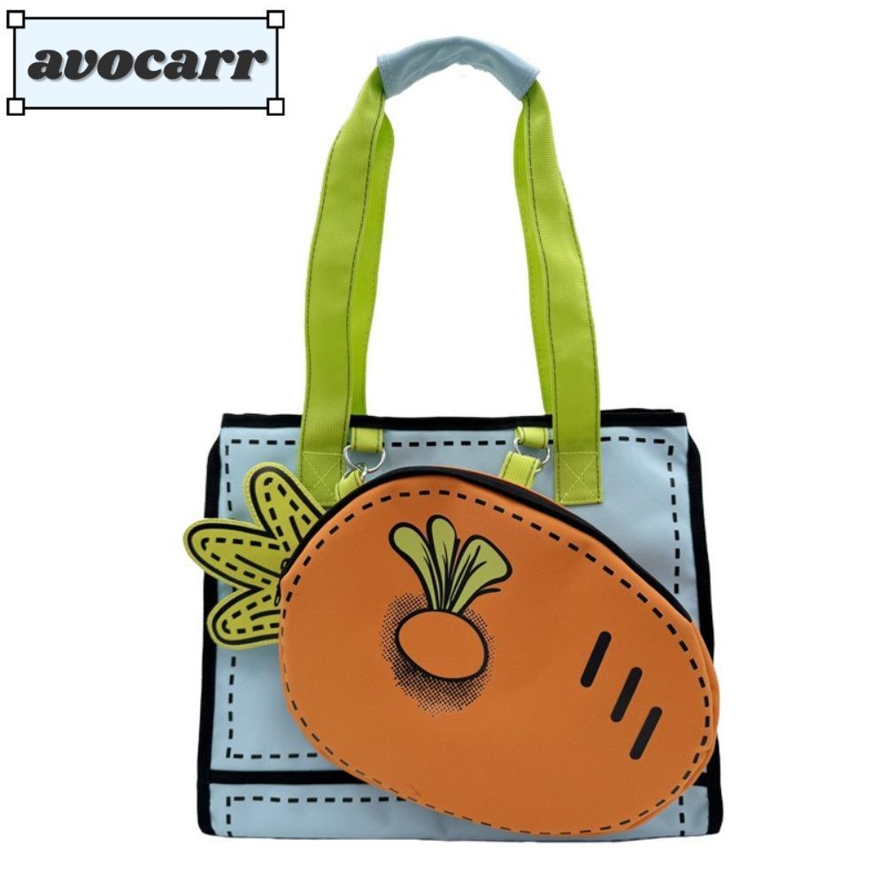 กระเป๋าแบดมินตัน AVOCAR ทำจากผ้าไนลอน ออกแบบมาอย่างสวยงามด้วยลายการ์ตูน มีความจุขนาดใหญ่และทนทาน เพื่อใช้งานสำหรับหญิง