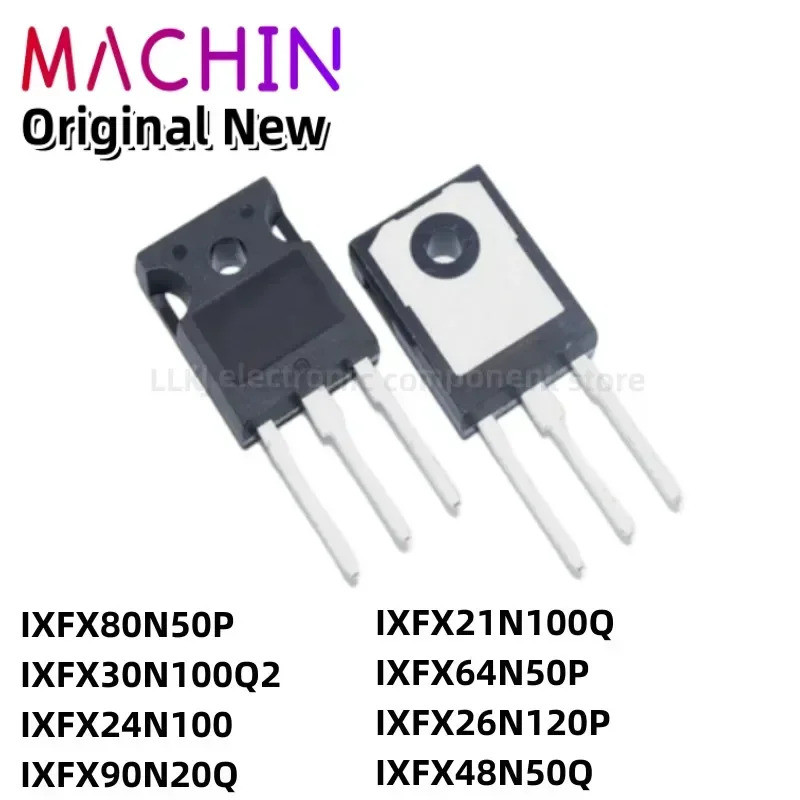 5 ชิ้น IXFX80N50P IXFX30N100Q2 IXFX24N100 IXFX90N20Q IXFX21N100Q IXFX64N50P IXFX26N120P IXFX48N50Q ท