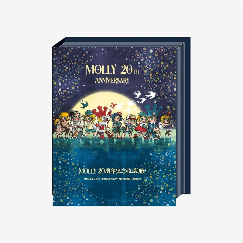 ของแท้ MOLLY 20th Anniversary Collection Book Card สินค้าของขวัญ