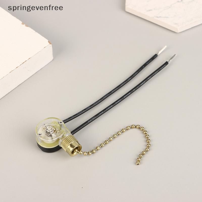 Springevenfree 1 PC พัดลมเพดานสวิตช์ไฟ Zing หู ZE-109/XZ-227 สวิตช์ไฟ 2 สายดึงสําหรับพัดลมเพดานพัดลมโคมไฟ th