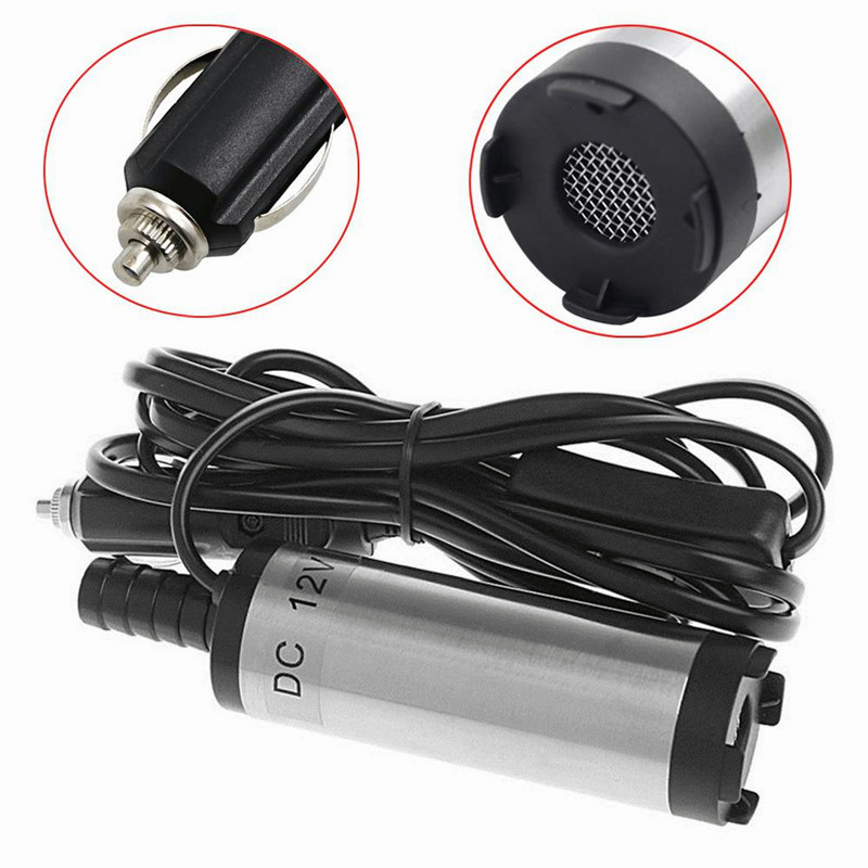 COD ปั้มน้ํา 12v dc ปั๊มจุ่มไฟฟ้า แบบพกพาสำหรับสูบน้ำมันดีเซลปั๊มถ่ายเทน้ำ ปั้มน้ำมันไฟฟ้า ปั้มน้ำ ราคา ถูกที่สุด ดีลบีเคเค แกลเลอรีภาพที่ 5