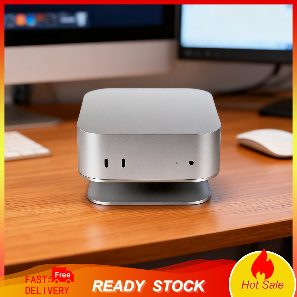 <richstore>Sleek and Modern Desktop Organizer Mini 4 Holder for Desktop Organization Metal Dock Stan