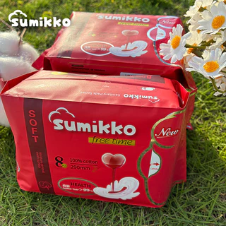 Sumikko ผ้าอนามัยกลางวัน กลางคืน 245 มิลลิเมตร-290 มิลลิเมตร ซอฟท์แอนด์ฟิต ผิวสัมผัสนุ่ม แบบมีปีก