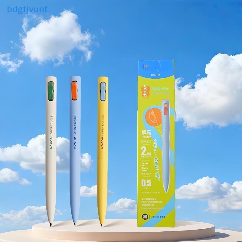 BDGF ความเครียดบรรเทา Fidget Cli ปากกาเจล Dual Ball 0.5 มม.Bla หมึก Ergonomic การเขียนเครื่องมืออุปกรณ์การเรียน TH