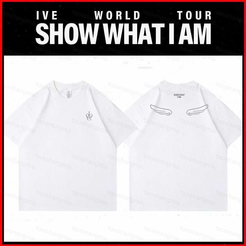 เสื้อยืดแขนสั้น KPOP IVE world tour SHOW WHAT I AM YT2