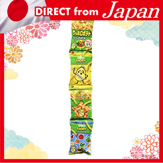 ส่งตรงจากญี่ปุ่น [Sapporo Potato] Calbee Sapporo Potato Tsubutobu Veggie Mini 4 36g