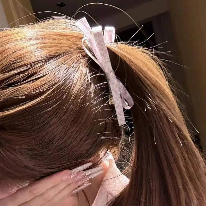 หนีบผมสำหรับผู้หญิง ออกแบบพิมพ์ลายดอกไม้ พร้อมคลิปยึดแน่น ตกแต่งผมอย่างสวยงามในฤดูใบไม้ผลิ ราคา ถูกที่สุด ดีลบีเคเค แกลเลอรีภาพที่ 2