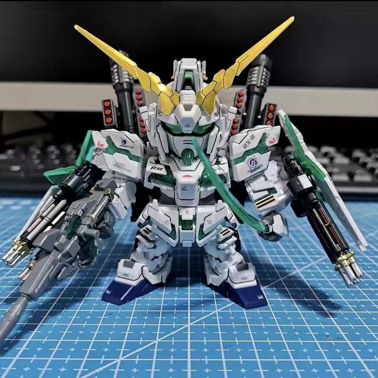 Phoenix SD Gundam Starts Ultimate Q Version Unicorn Armored Assembly BB Warrior Model Toy Figure 408