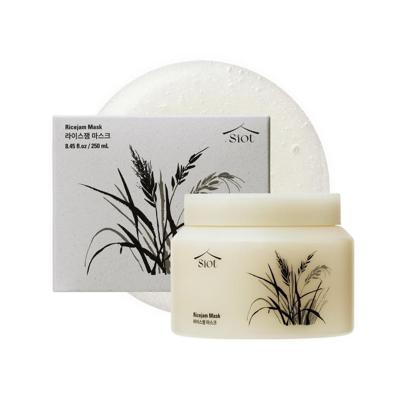 Máscara Facial de Arroz SIOT 8.45oz |   Máscara Facial e Corporal Coreana de Arroz para Clareamento 
