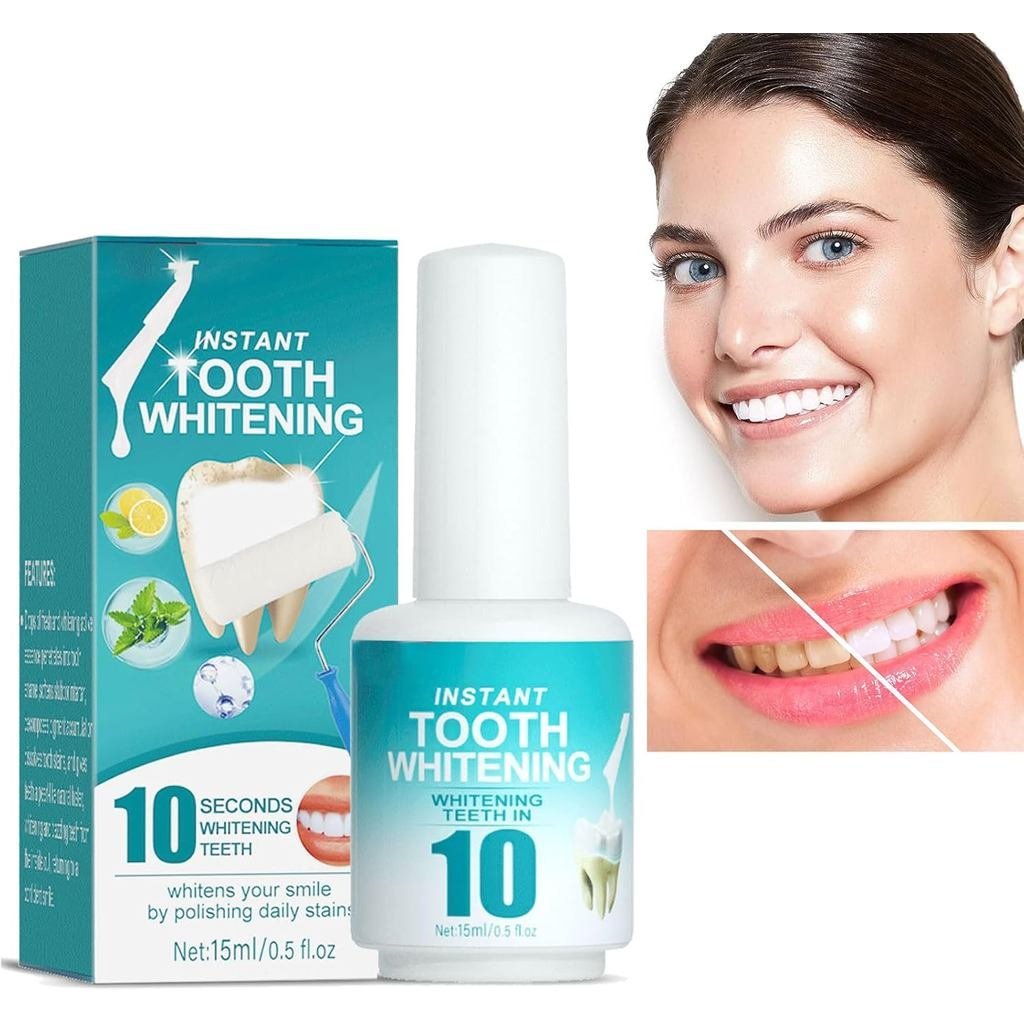 Whitening Tooth Paint,Instant Whitening Paint for Teeth,Tooth Polish Uptight White,Tooth Paint,Ename