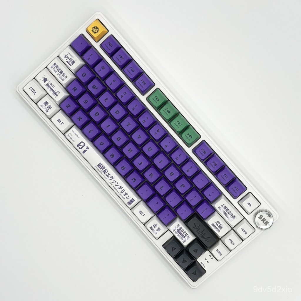 EVA-01 Keycaps PBT Dye-sub XDA Profile Keycap Custom Keycaps