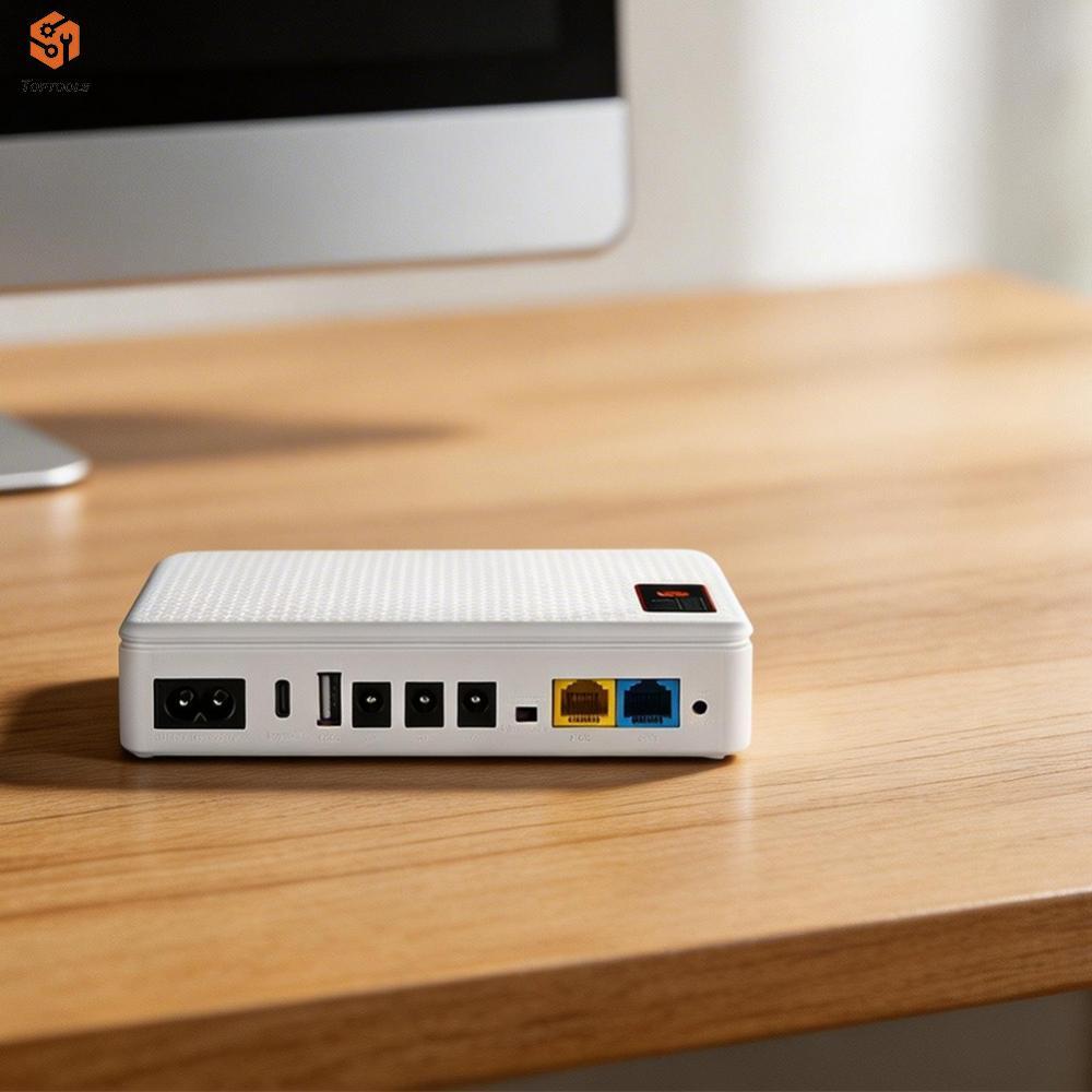 DC Continruptible Power Supply (UPS) เหมาะสําหรับเราเตอร์และพาวเวอร์แบงค์
