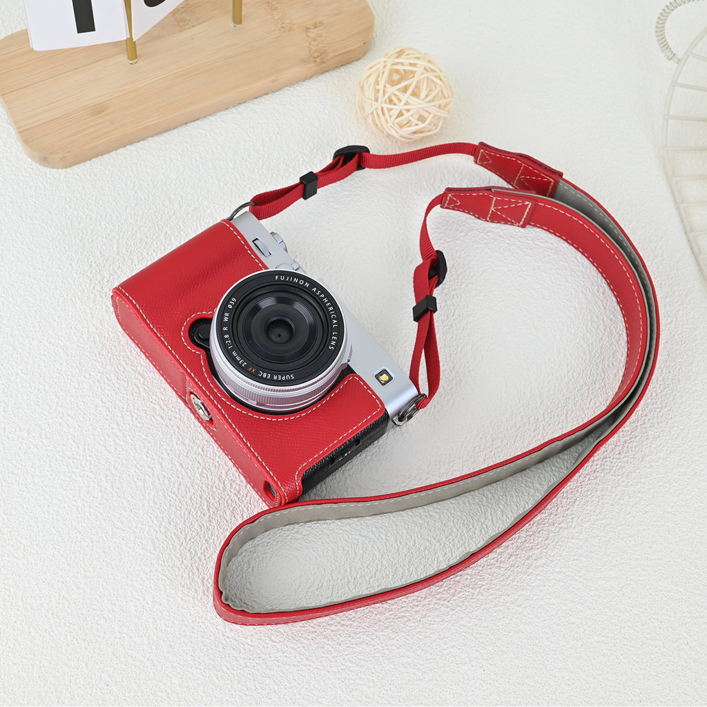 [ขายร้อนเคสป้องกันกล้อง] เหมาะสําหรับเคสป้องกันไมโครไฟเบอร์ Fuji XE5 xe5 ประเภทด้ามจับไมโครไฟเบอร์คร