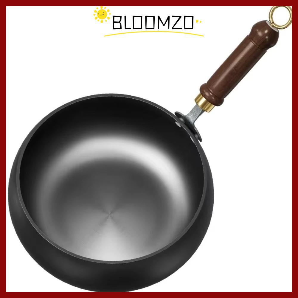 CODBLOOMZO กระทะผัด, กระทะไม่ติดก้นแบนไม่ติด, ทนทานไม่มีเคลือบเครื่องครัว Universal Pan Kitchen