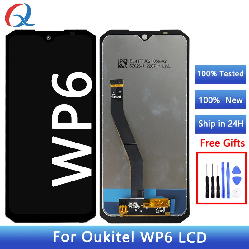 Pantala de Oukitel WP6 LCD โทรศัพท์มือถือเดิม lcds สําหรับ Oukitel WP6 จอแสดงผล LCD สําหรับ Oukitel 