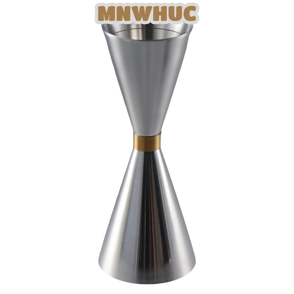 MNWHUC Double Cocktail Jigger, Shot OZ/ML Bar วัด Jigger, การวัดสแตนเลสร้อนภายใน Bar Jigger Home
