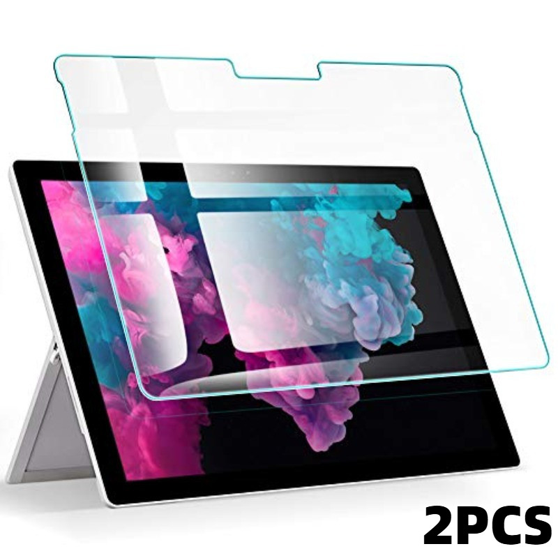 1-2 ชิ้นป้องกันการระเบิดกระจกนิรภัยสําหรับ Surface Pro 12 2025 X 9 8 7 7 + 6 5 4 3 แท็บเล็ต HD ป้องกันหน้าจอสําหรับ Surface Pro 10 11 GO3 GO4 GO2 GO 2 3 4 Anti Blue Light ฟิล์ม