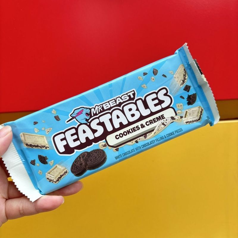 Daigou American Mr Beast Feastables Mr. Beast Global Influencer คุกกี้นมช็อกโกแลต 4/13/11